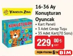 YÜKSELEN ZEKA 16-36 AY KONUŞTURAN OYUNCAK